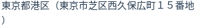 住所(登記所在地)
