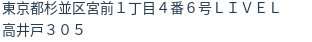 住所（登記所在地）