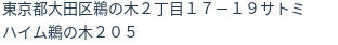 住所(登記所在地)
