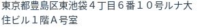住所(登記所在地)