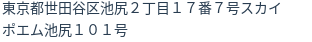 住所(登記所在地)