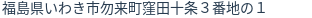 住所（登記所在地）