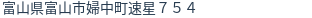 住所(登記所在地)