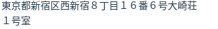 住所(登記所在地)