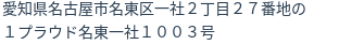 住所（登記所在地）