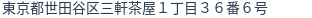 住所（登記所在地）