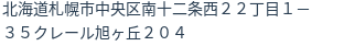 住所(登記所在地)