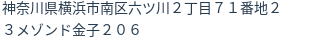 住所(登記所在地)