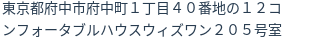 住所(登記所在地)