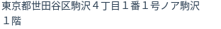 住所(登記所在地)