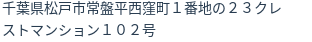 住所(登記所在地)