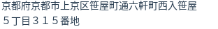 住所(登記所在地)