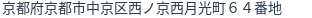 住所(登記所在地)