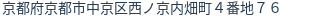 住所（登記所在地）