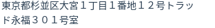 住所（登記所在地）