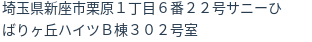 住所（登記所在地）