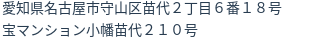 住所（登記所在地）