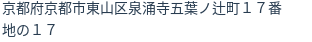 住所（登記所在地）