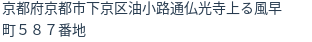 住所（登記所在地）