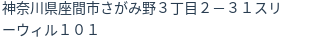 住所（登記所在地）