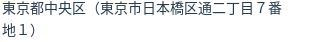 住所（登記所在地）