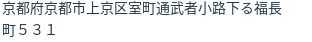 住所(登記所在地)