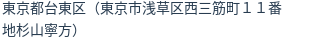 住所（登記所在地）