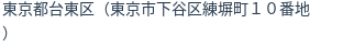 住所(登記所在地)