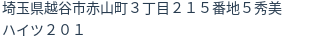 住所(登記所在地)