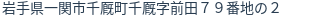 住所（登記所在地）