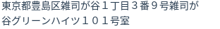 住所(登記所在地)