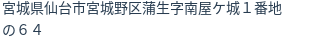 住所(登記所在地)