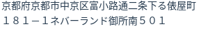 住所（登記所在地）