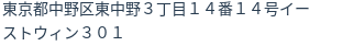 住所(登記所在地)