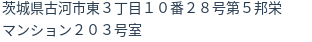 住所（登記所在地）