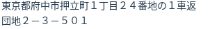 住所(登記所在地)
