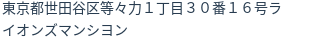 住所(登記所在地)