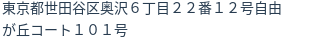 住所(登記所在地)