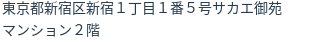 住所（登記所在地）