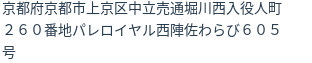 住所(登記所在地)