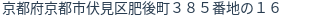 住所（登記所在地）