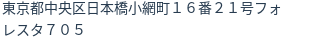 住所(登記所在地)