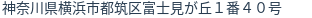 住所(登記所在地)