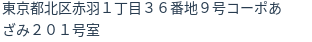 住所(登記所在地)