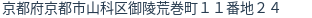 住所（登記所在地）