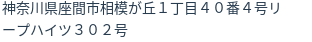 住所(登記所在地)