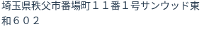 住所（登記所在地）