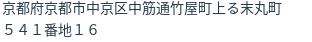 住所(登記所在地)