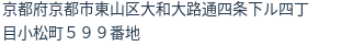住所(登記所在地)