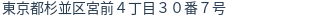住所(登記所在地)